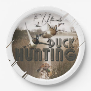 The ultimate duck hunting drawstring bag classic r paper plate
