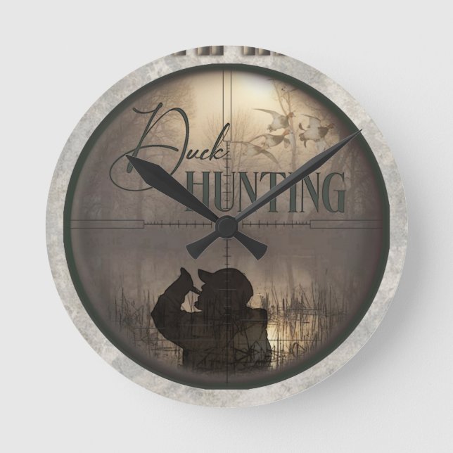 The ultimate duck hunting round clock (Front)