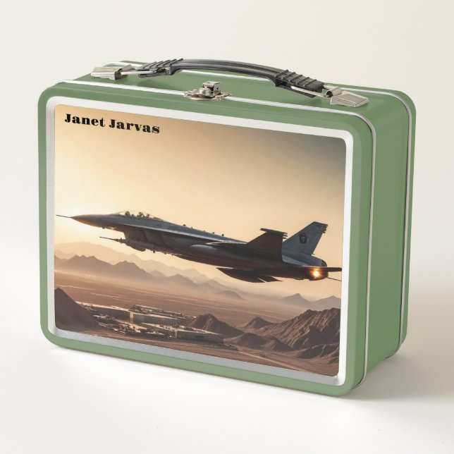 The Ultimate Fighting Aircraft  Metal Lunch Box (Front)