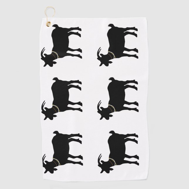 The Ultimate GOAT Golf Towel (Front)