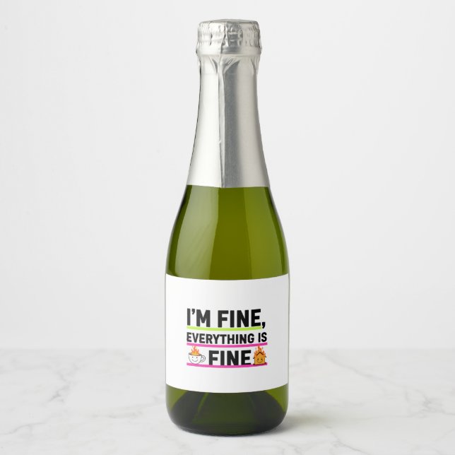 The Ultimate "I'm Fine" Labels (Front)