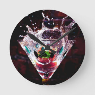 **THE ULTIMATE KICK IT UP COCKTAIL  BAR* CLOCK