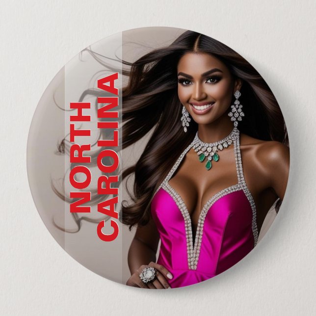 The Ultimate Pageant Button Pin (Front)