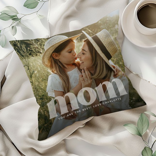 The Ultimate Personalised Gift: Stylish Mum Cushion (Creator Uploaded)