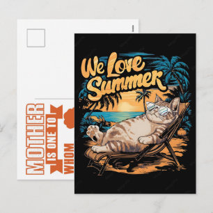 The Ultimate Summer 2026 Cat Mum  Holiday Postcard