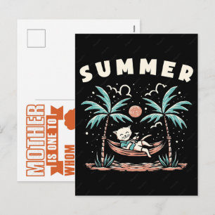 The Ultimate Summer 2026 Cat Mum  Holiday Postcard
