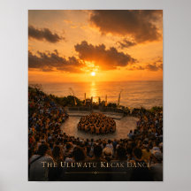 The Uluwatu Kecak Dance Poster
