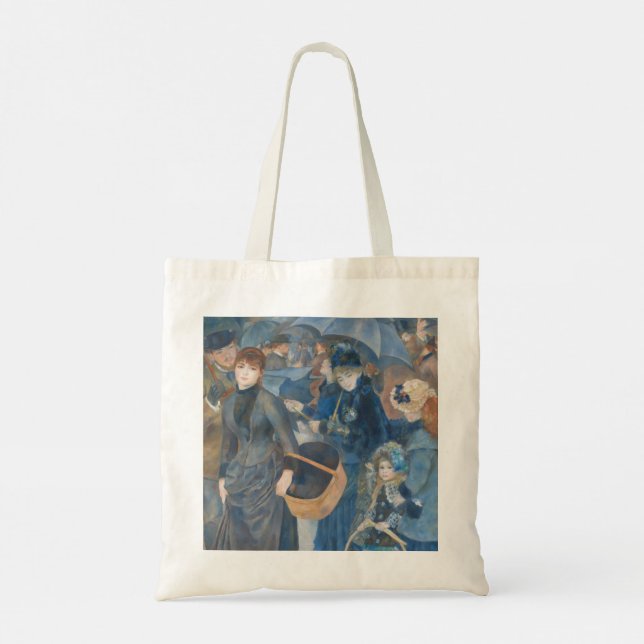 The Umbrellas by Renoir Tote Bag (Back)