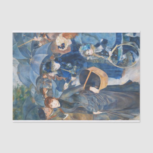 The umbrellas, Pierre Auguste Renoir Art Tissue Paper (Front)