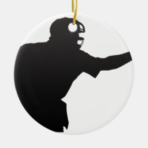 The Umpire Ceramic Tree Decoration