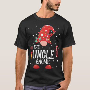 The Uncle Gnome Matching Family Christmas Gnome Pa T-Shirt