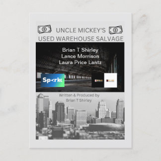 The "Uncle Mickey's Used Warehouse Salvage" Postc Postcard