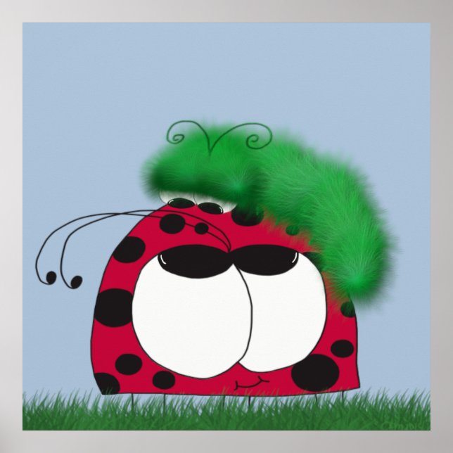 The Uncommon Friends Ladybug and Caterpillar Poster (Front)