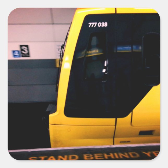 The underground square sticker (Front)