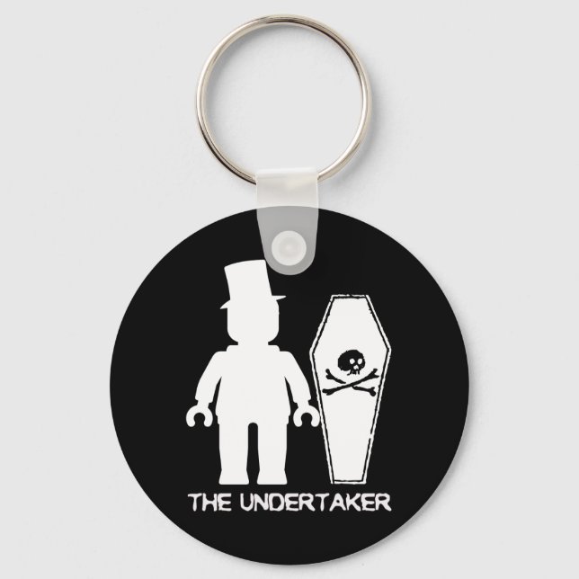The Undertaker by Customise My Minifig Key Ring (Front)