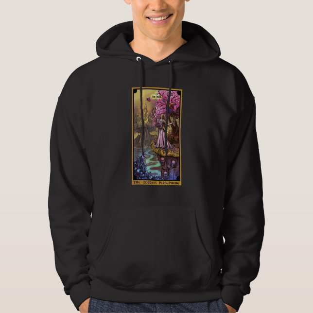 The Underworld Goddess The Fool Tarot Card Pagan W Hoodie (Front)