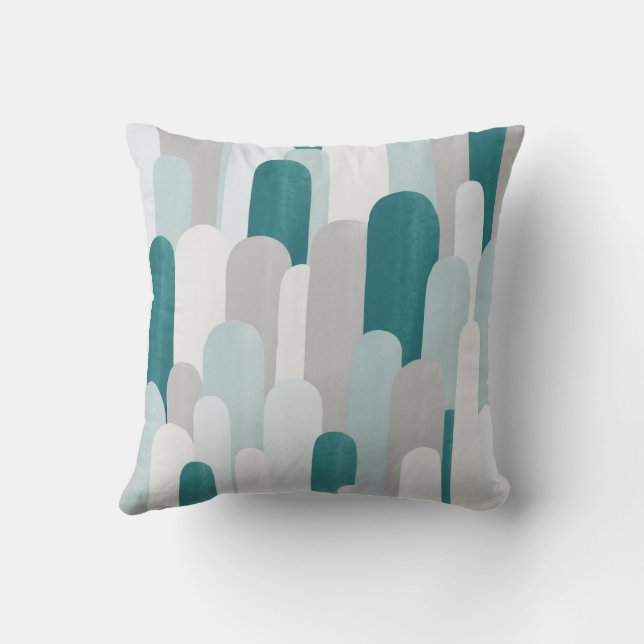 The undulating buildings cushion (Back)