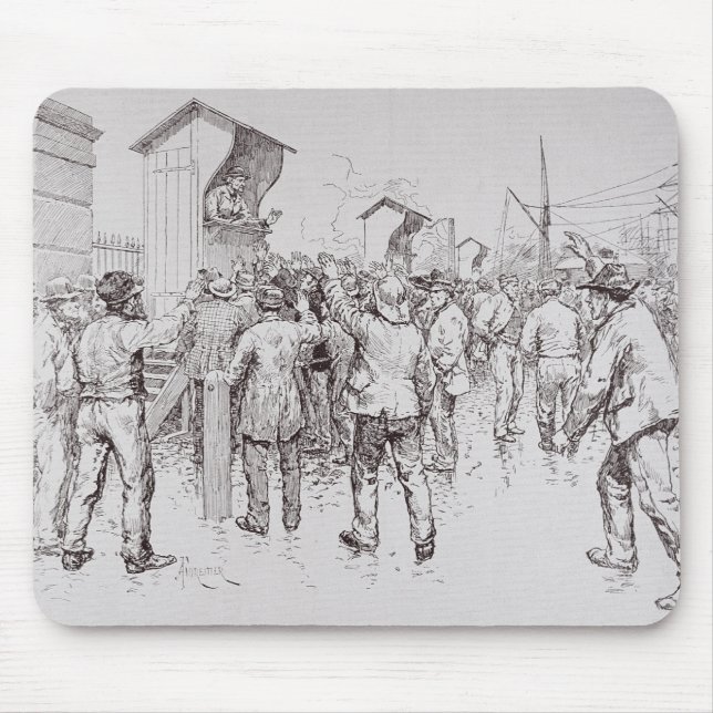 The Unemployed of London Mouse Pad (Front)