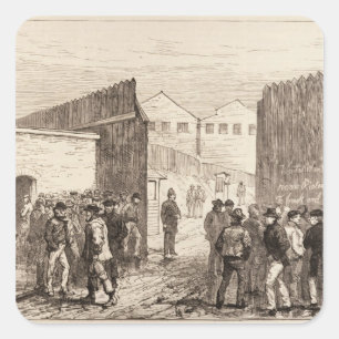 The Unemployed of London Square Sticker