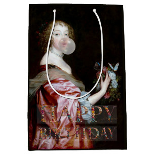 The unexpected arrival butterflies Happy Birthday Medium Gift Bag