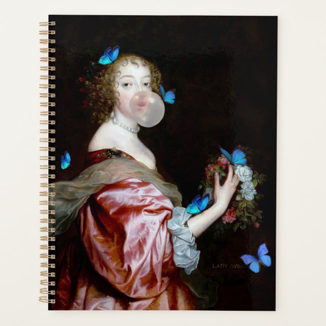 The Unexpected Arrival of Blue Butterflies Planner (Front)