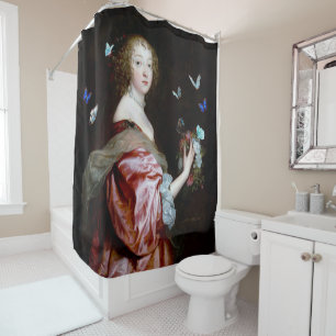 The Unexpected Arrival of More Butterflies Shower Curtain