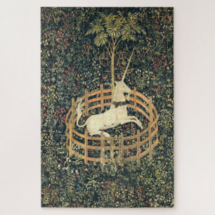 The Unicorn in Captivity (1495 - 1505) Mediaeval T Jigsaw Puzzle