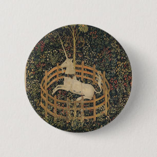 The Unicorn in Captivity 6 Cm Round Badge