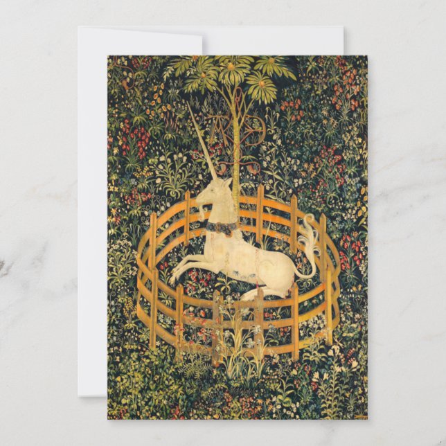 The Unicorn in Captivity Announcement (Front)