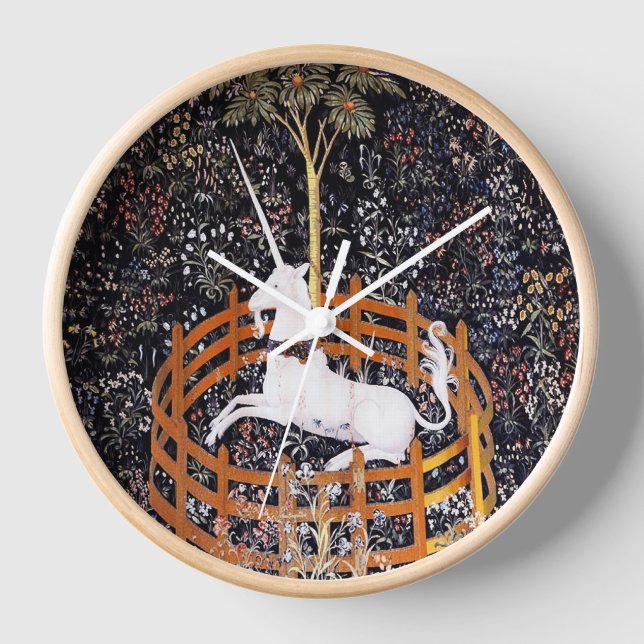 The Unicorn in Captivity Clock (Front)