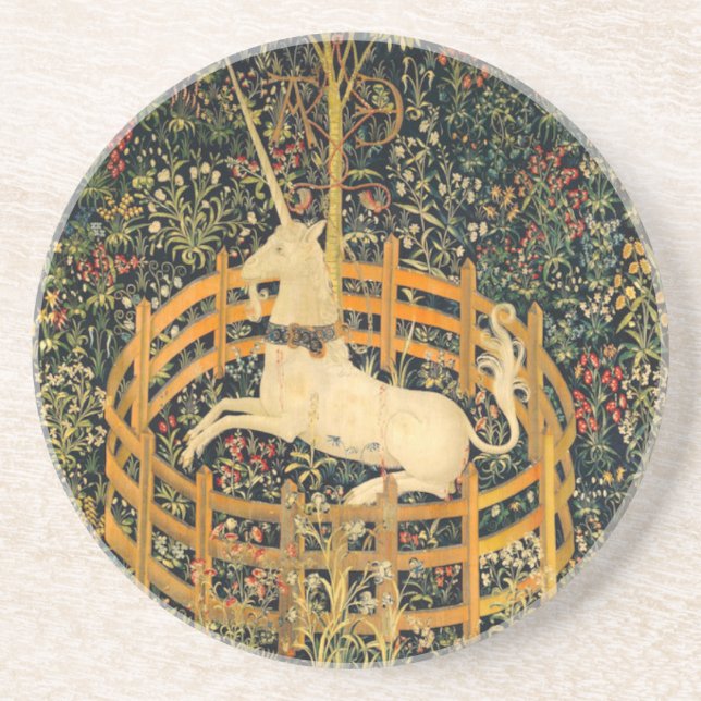The Unicorn in Captivity Coaster (Front)