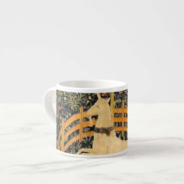 The Unicorn in Captivity Espresso Cup (Front Left)