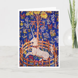 "The Unicorn in Captivity" Holiday Card