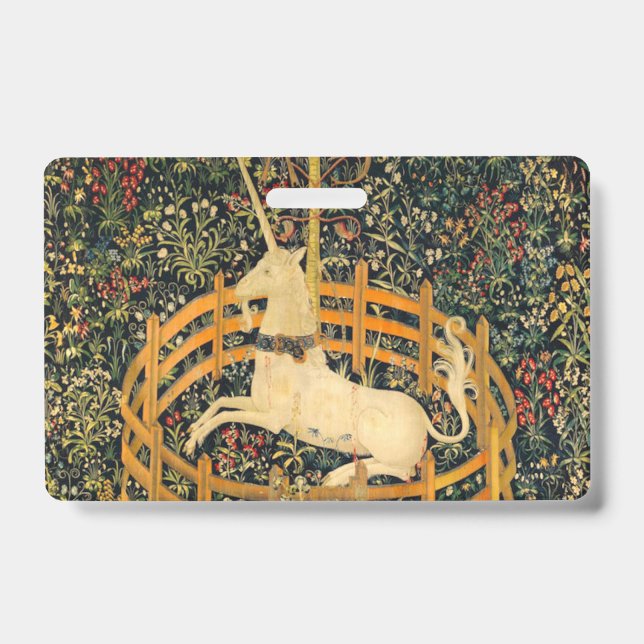 The Unicorn in Captivity ID Badge (Front)