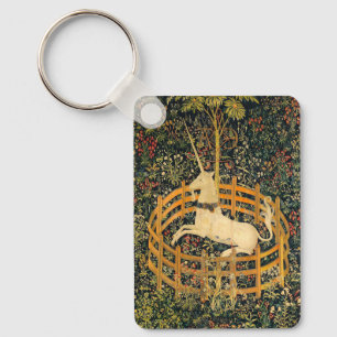 The Unicorn in Captivity Key Ring