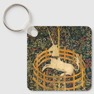 The Unicorn in Captivity Key Ring