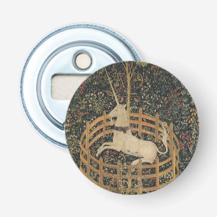 The Unicorn in Captivity, Mediaeval Tapestry  Bottle Opener