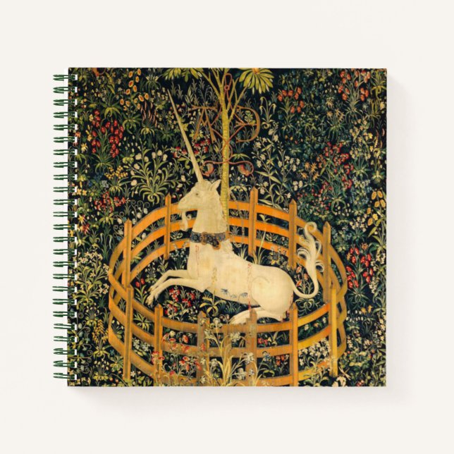 The Unicorn in Captivity Notebook (Front)