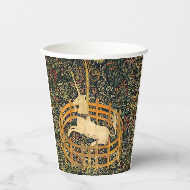 The Unicorn in Captivity Paper Cups (Front)