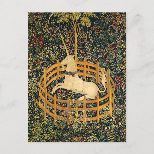 The Unicorn in Captivity Postcard (Front)