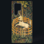 The Unicorn in Captivity Samsung Galaxy Case<br><div class="desc">Samsung Galaxy Case featuring the mediaeval tapestry The Unicorn in Captivity (1495-1505). The seventh tapestry in The Unicorn Tapestries—also known as The Unicorn Rests in a Garden—shows a white unicorn with a blue collar sitting inside a fence. Green grass and beautiful flowers surround the unicorn. A fantastic gift for mediaeval...</div>