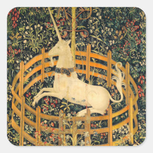 The Unicorn in Captivity Square Sticker