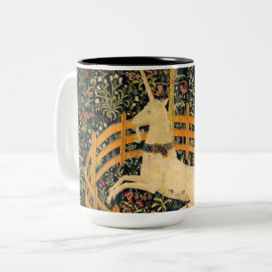 The Unicorn in Captivity Two-Tone Coffee Mug