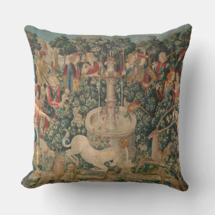 The Unicorn is Found, Mediaeval Tapestry Cushion