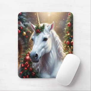 “The Unicorn of Noel” Mouse Pad
