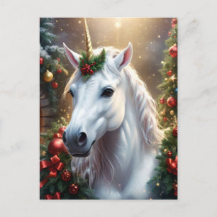 “The Unicorn of Noel” Postcard