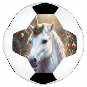 “The Unicorn of Noel” Soccer Ball