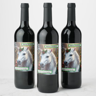 “The Unicorn of Noel” Wine Label