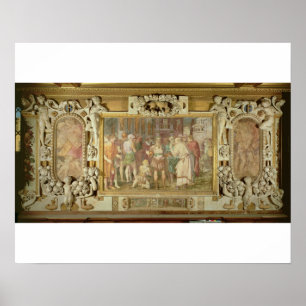 The Unification of the State, detail of decorative Poster