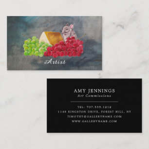 The Uninvited Guest Painting by Alfred Fox Business Card
